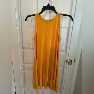 Old Navy Yellow Midi Dress